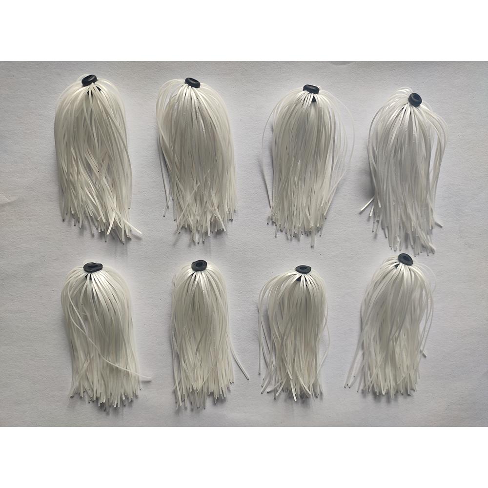 Fishing Lure Spinnerbait - 8 zestawów po 50 sztuk silikonowych
