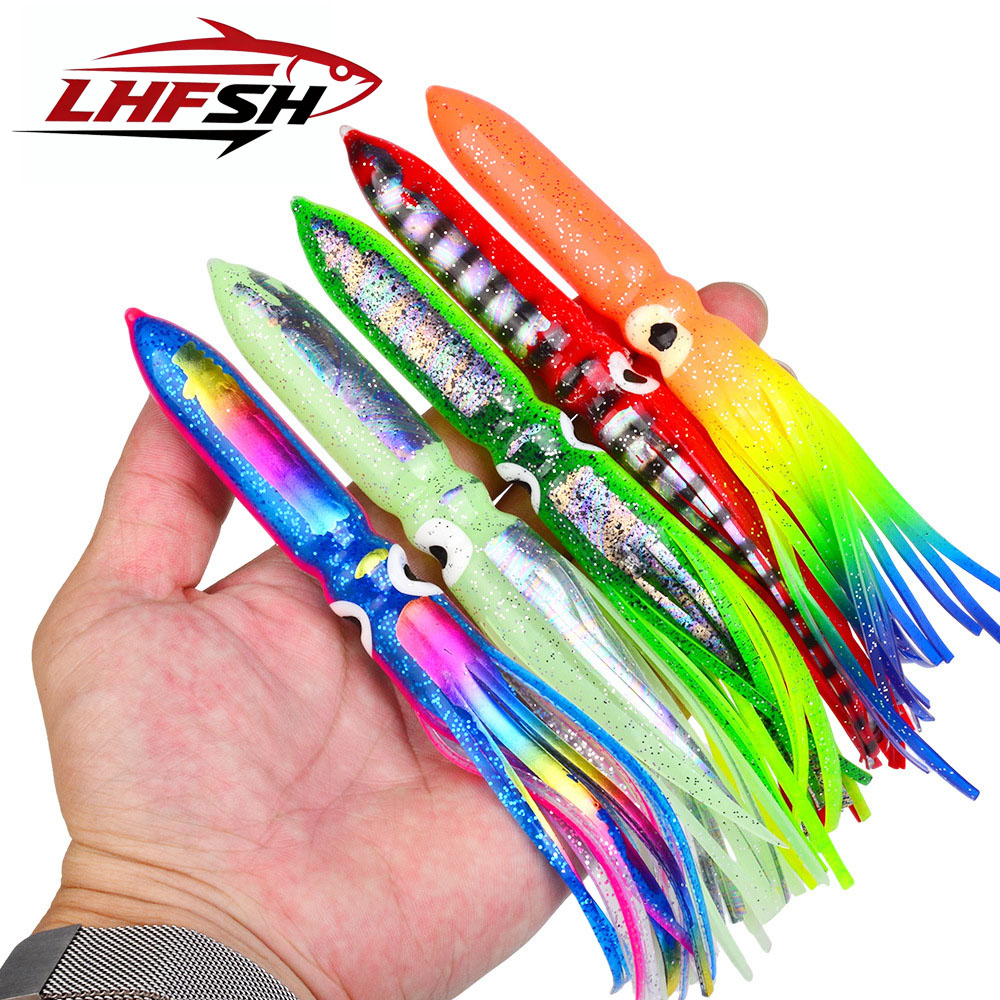 Fishing Lure Buzzbait - Przynęta typu Luminous Squid Skirt, miękka