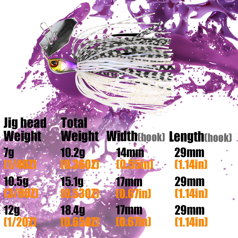 B&U Fishing Lure Chatter Bait  – Fishing Lure Blade Bait recenzja i cena