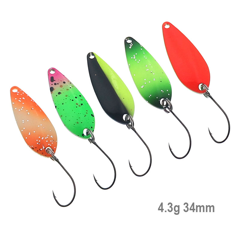 Łyżka wędkarska 4,3 g 34 mm UV – Fishing Lure Spoon recenzja i cena
