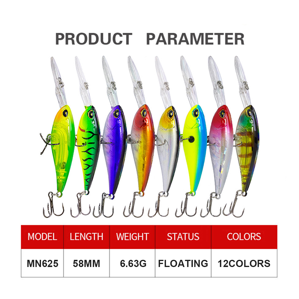 5.8cm 6.63g przynęty pływający – Fishing Lure Jerkbait recenzja i cena