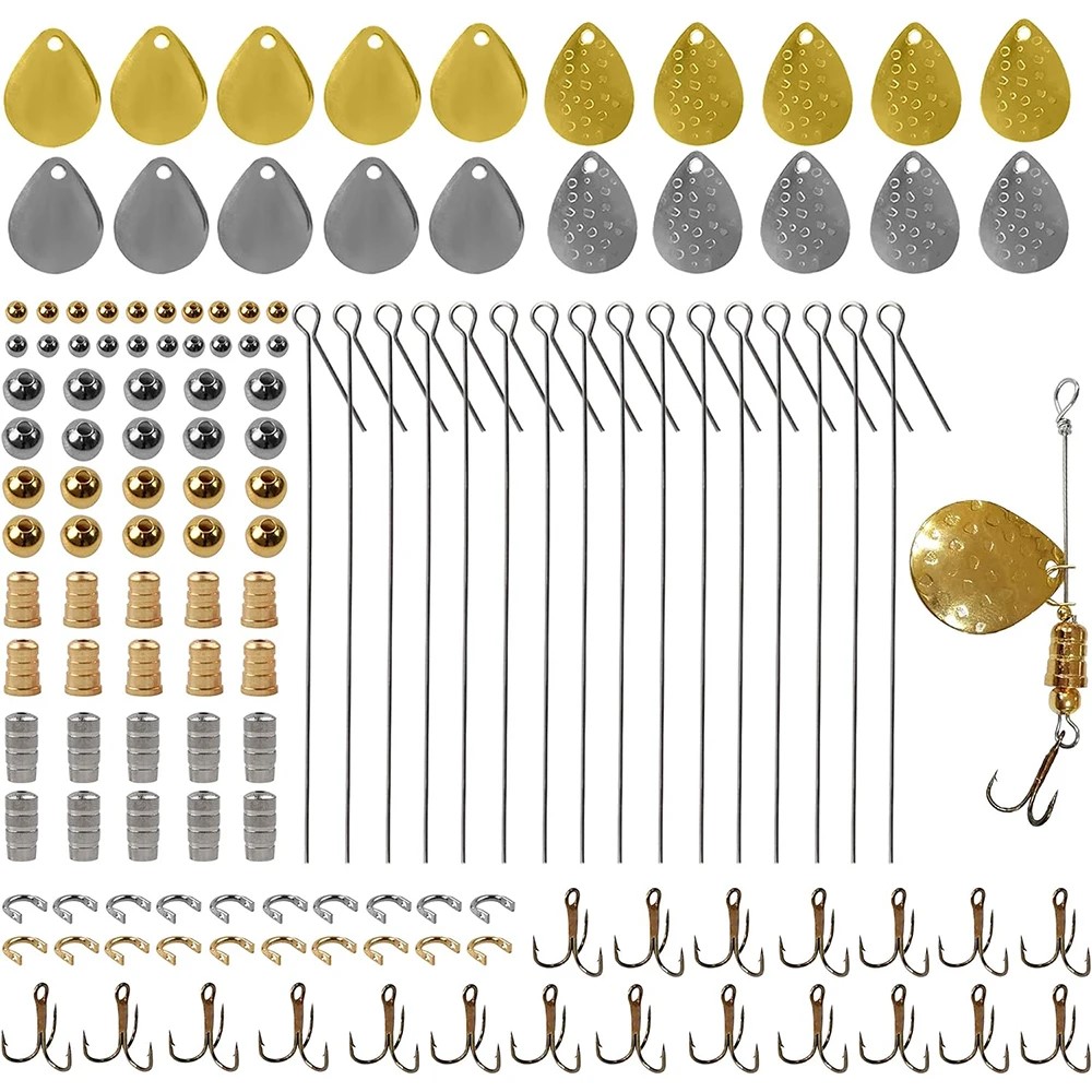 140Pcs Zestaw do robienia przy – Fishing Lure Spinnerbait recenzja i cena