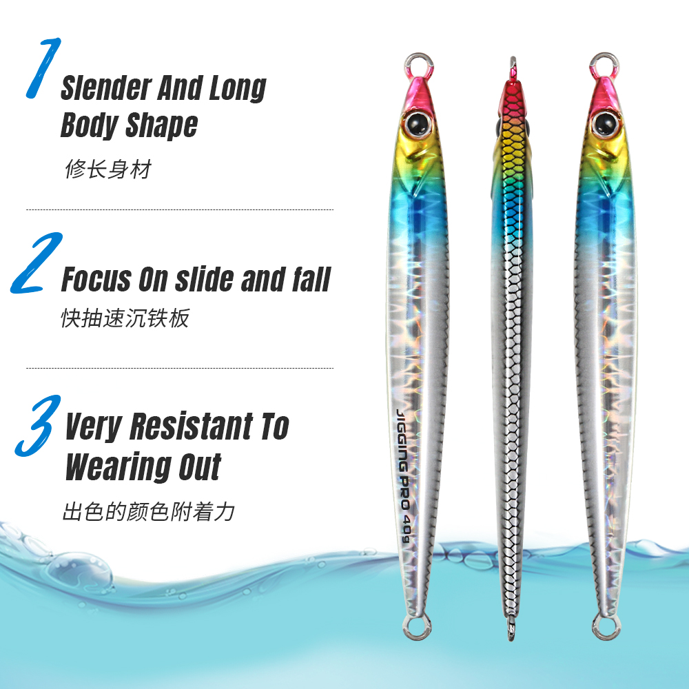 JIGGING PRO 40g 60g Slide Stic – Fishing Lure Buzzbait recenzja i cena