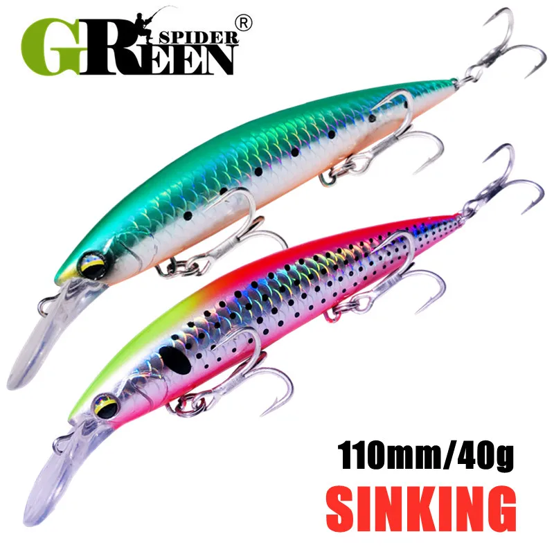 GREENSPIDER Heavy Weight Minno – Fishing Lure Jerkbait recenzja i cena