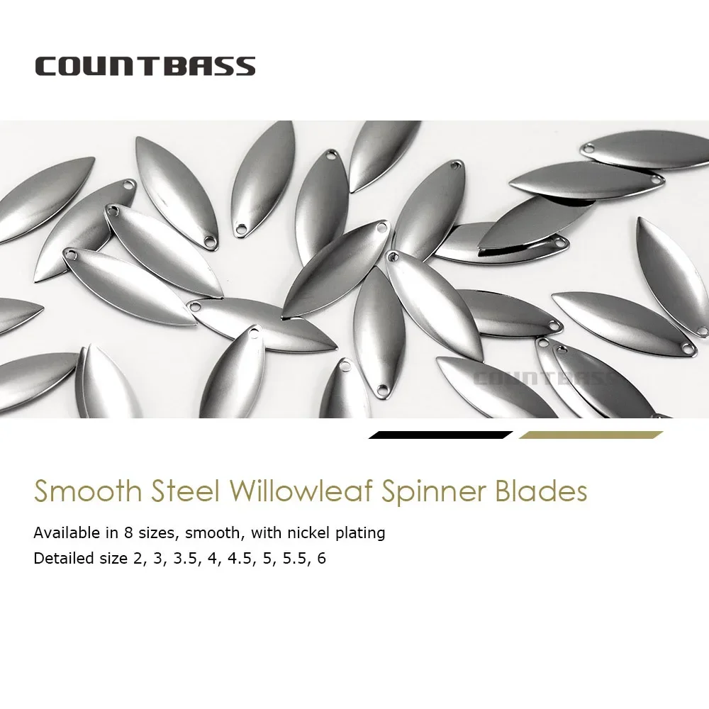Countbass 50 szt. Nikielowe St – Fishing Lure Blade Bait recenzja i cena