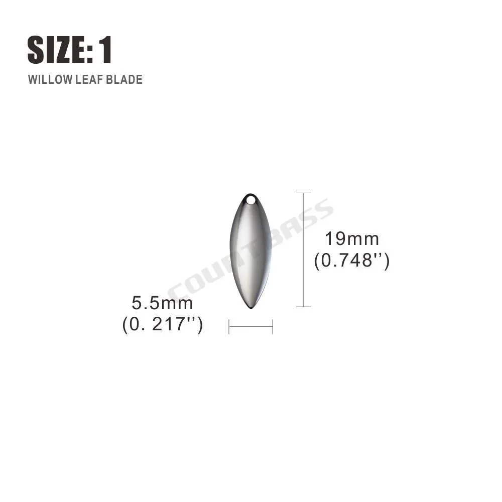 Countbass 50 szt. Nikielowe St – Fishing Lure Blade Bait recenzja i cena